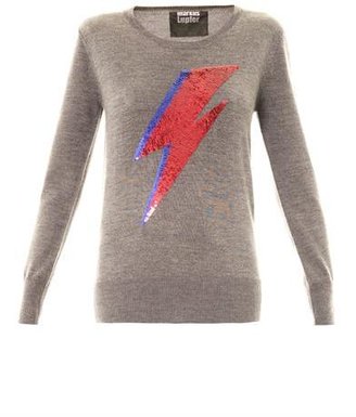 Markus Lupfer SWEATERS BOWIE THUNDERBOLT SEQ Grey