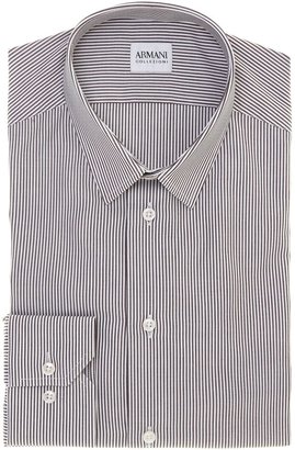 Armani Collezioni Men's Bold stripe slim fit shirt