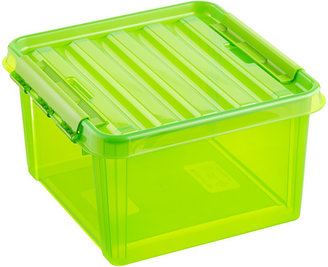 Container Store Square Colorwave Smart Store Tote Green