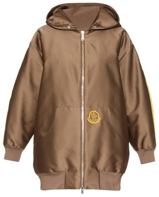 Moncler Gamme Rouge Duchess-satin hooded parka