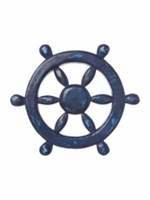 Linea Wooden ships wheel ornament