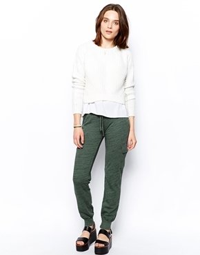 Splendid Space Dyed Heather Active Trousers - Green