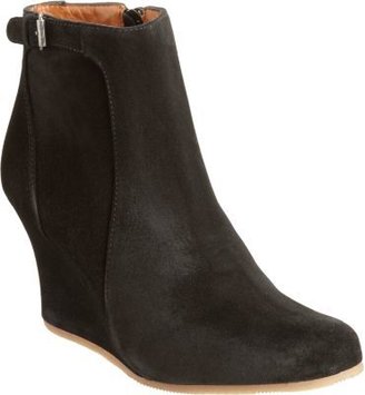 Lanvin Buckle-Strap Wedge Ankle Boots