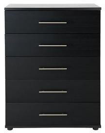 Consort Furniture Limited Modular Ready Assembled Chest Of 5-Drawers In Wood-effect