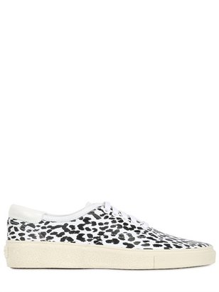 Saint Laurent Skate Leopard Printed Leather