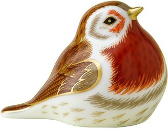 House of Fraser Royal Crown Derby Royal robin paperweight