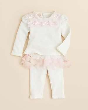Biscotti Infant Girls' Flower Flurry Top & Tutu Leggings Set - Sizes 3-9 Months