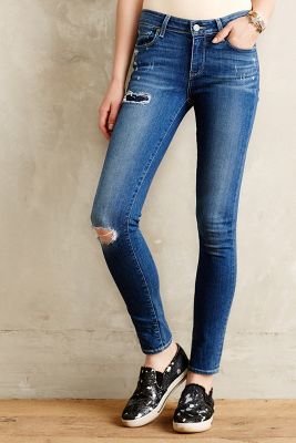 Paige Verdugo Ultra Skinny Jeans Carmen Tear & Repair 31 Denim