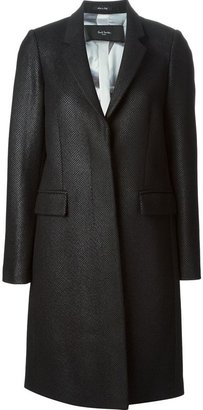 Paul smith black label textured finish tailored coat