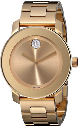 Movado Women's Bold 3600104 Gold Stainless-Steel Swiss Quartz Watch