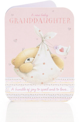 Marks and Spencer A New Baby Bear Granddaughter Card