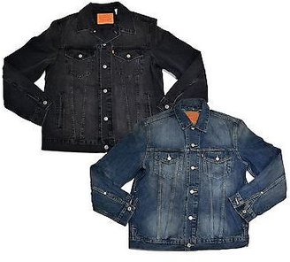 Levi's Levis Jean Trucker Jacket Mens Slim Fit Button Up Pocket Denim Strauss New