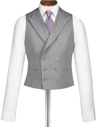 Charles Tyrwhitt Classic fit grey wool Morning suit waistcoat