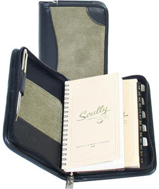 Scully Zip Pocket Agenda Suede 5008Z
