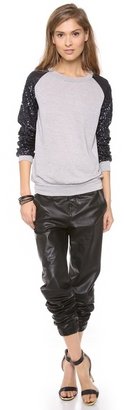T-Bags 2073 Tbags Los Angeles Sequin Sleeve Sweater