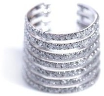 Elise Dray Diamond & white-gold phalanx ring
