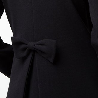 La Redoute MADEMOISELLE R Straight-Cut Collarless Coat with Back Bow Detail