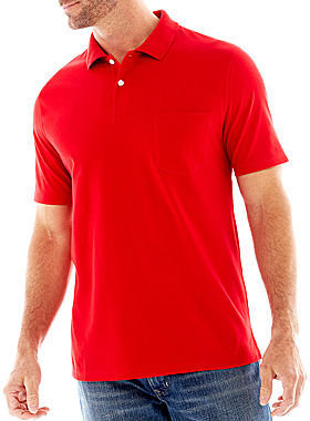 JCPenney St. John's Bay Solid Jersey Polo Shirt