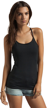 So Low SOLOW Solid Racerback Tank