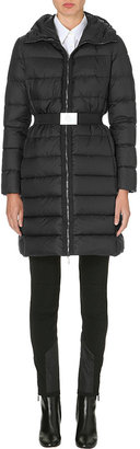 Moncler Belted quilted down coat