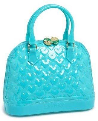Betsey Johnson Luv Betsey by 'Quilted Heart' Jelly Dome Satchel