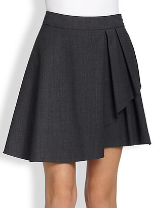 Nanette Lepore Folded Flounce Skirt