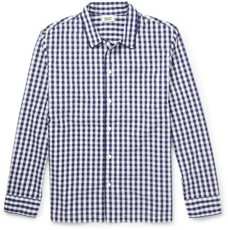 Sleepy Jones Henry Gingham-Checked Cotton Pyjama Shirt