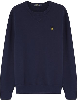 Polo Ralph Lauren Navy cotton blend sweatshirt