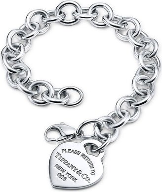 Tiffany & Co. Return To Heart Tag Charm Bracelet in Silver