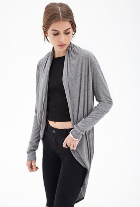 Forever 21 Heathered Drapey Knit Sweater