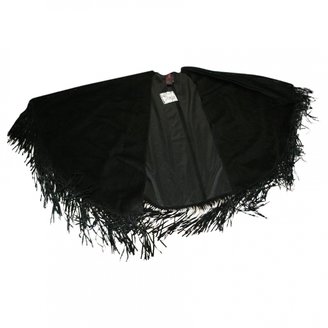 Adrienne Landau Black Polyester Coat