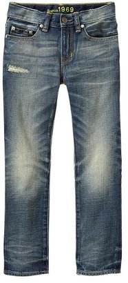 Gap 1969 Distressed Straight Jeans