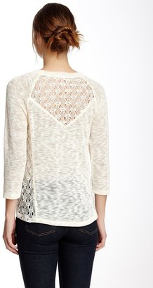 Love On A Hanger Lace Detail Pullover (Juniors)