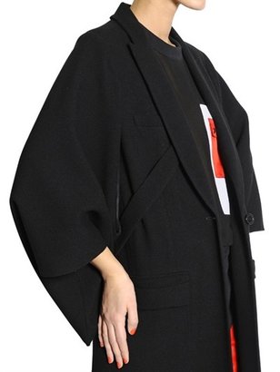 Givenchy Stretch Wool Kimono Coat