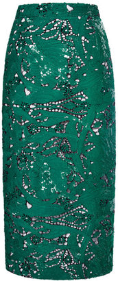 No.21 Embroiderd Organza Edna Skirt Multi