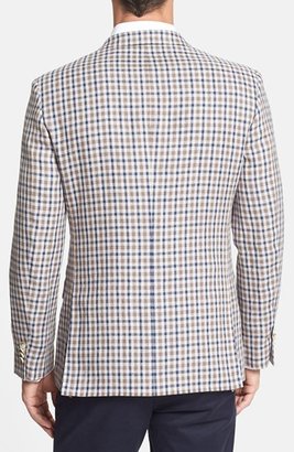 Nordstrom Classic Fit Check Linen Sport Coat (Online Only)