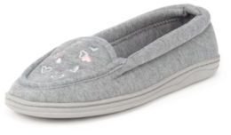 Marks and Spencer M&s Collection Secret SupportTM Heart Moccasin Slippers