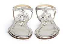 Nobrand 'Night' jewel suede sandals