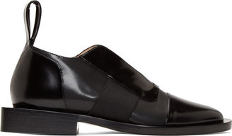Paco Rabanne Black Leather Extended Sole Shoes