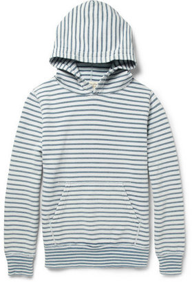 Remi Relief Striped Loopback Cotton-Jersey Hoodie