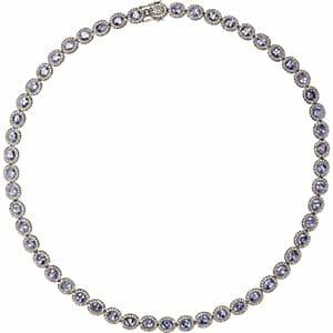 Munnu Women's Mixed-Gemstone Oval-Link Necklace