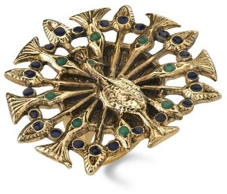 House Of Harlow Large Peacock Cocktail Ring