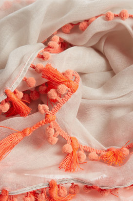 Chan Luu Tasseled woven scarf