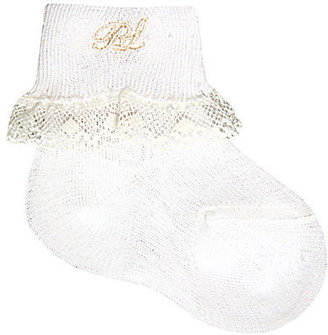 Ralph Lauren Infant's Lace-Trimmed Dress Socks