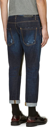 DSquared 1090 Dsquared2 Blue Barbed Wire Classic Kenny Twist Jeans