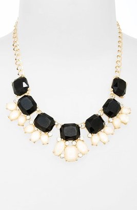 Stephan & Co Crystal Stone Statement Necklace (Juniors)