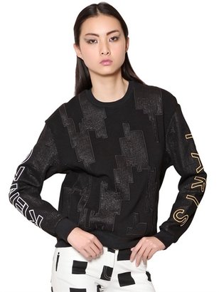 Kenzo Wool Twill & Techno Jersey Sweatshirt
