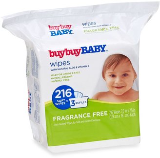 buybuy BABYTM 216-Count Fragrance Free Wipes with Natural Aloe & Vitamin E
