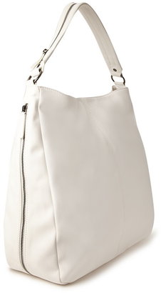Forever 21 zippered faux leather bag