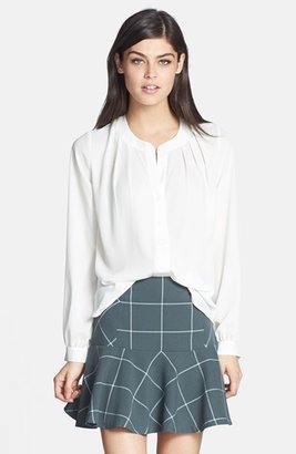 Nordstrom Ro & De Pleated Long Sleeve Blouse Exclusive)